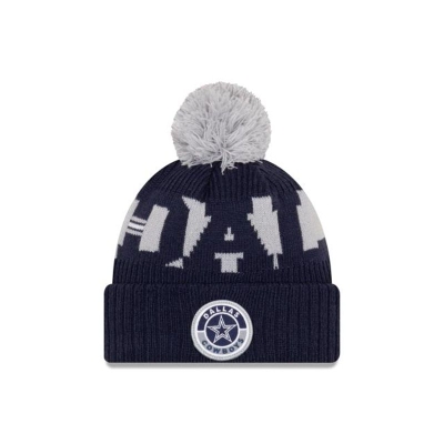 Sapca New Era Dallas Cowboys NFL Cold Weather Sport Knit Beanie - Albastri